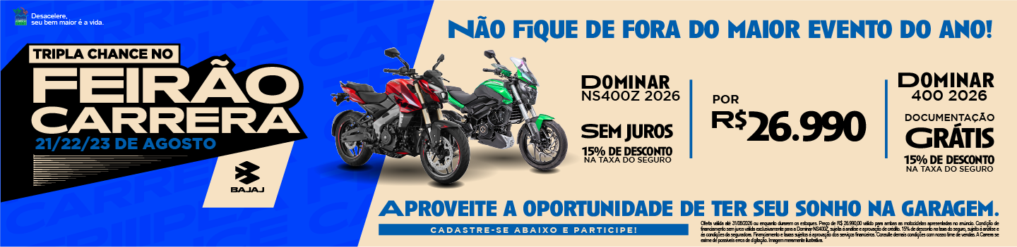 Feirão Carrera Bajaj