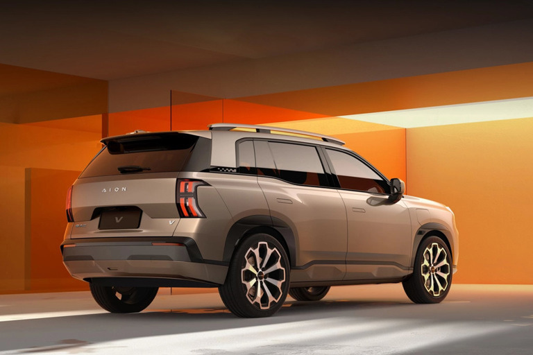 GAC AION V: Design exterior robusto
