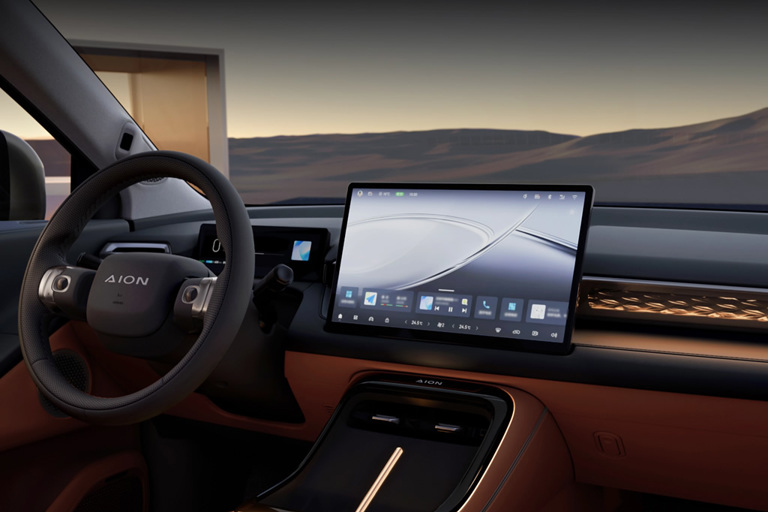 GAC AION V: Amplo espaço interno